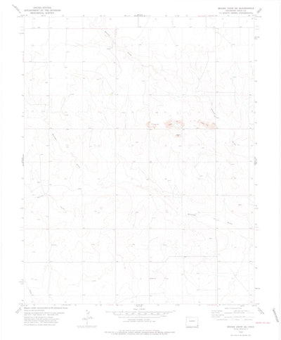 United States Geological Survey Moore Draw SE, CO (1978, 24000-Scale) digital map