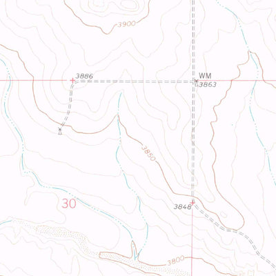 United States Geological Survey Moore Draw SE, CO (1978, 24000-Scale) digital map
