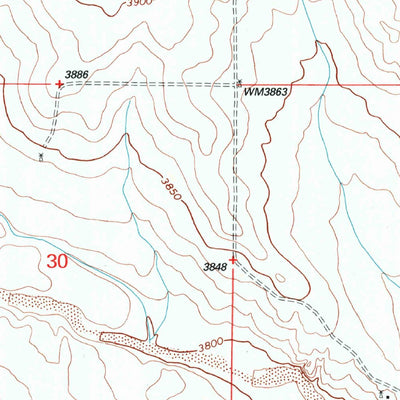 United States Geological Survey Moore Draw SE, CO (1996, 24000-Scale) digital map