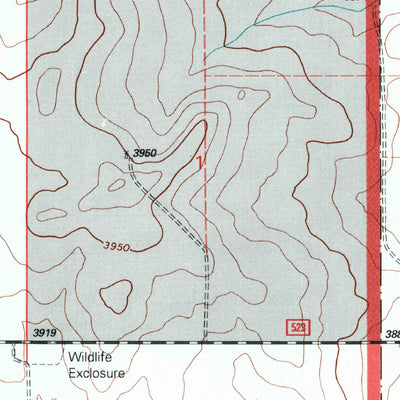United States Geological Survey Moore Draw SE, CO (1996, 24000-Scale) digital map
