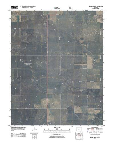 United States Geological Survey Moore Draw SE, CO (2011, 24000-Scale) digital map