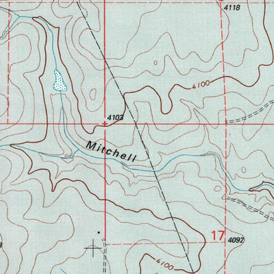 United States Geological Survey Moore Draw SW, CO (1996, 24000-Scale) digital map