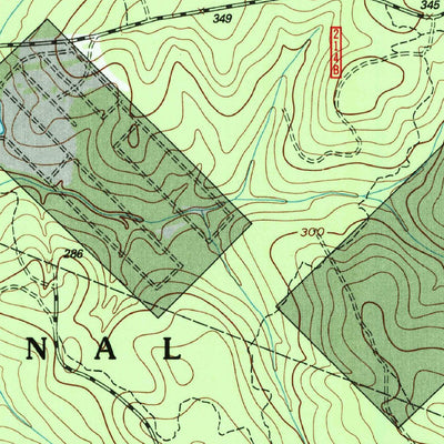 United States Geological Survey Moore Grove, TX (1997, 24000-Scale) digital map