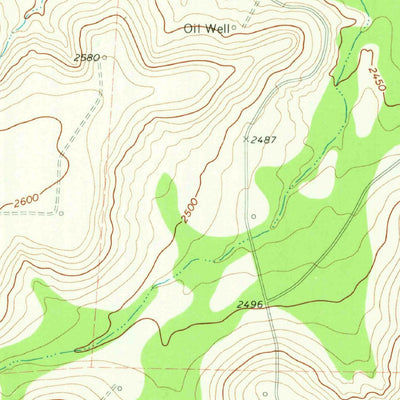 United States Geological Survey Moore Hill, TX (1970, 24000-Scale) digital map