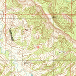 United States Geological Survey Moore Hill, WY (1984, 24000-Scale) digital map
