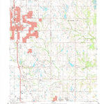 United States Geological Survey Moore, OK (1986, 24000-Scale) digital map