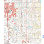 United States Geological Survey Moore, OK (1995, 24000-Scale) digital map