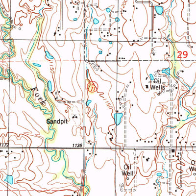 United States Geological Survey Moore, OK (1995, 24000-Scale) digital map