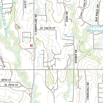 United States Geological Survey Moore, OK (2022, 24000-Scale) digital map