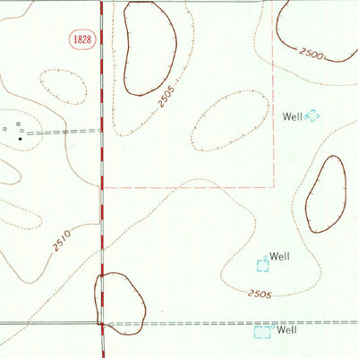 United States Geological Survey Moore Ranch, TX (1964, 24000-Scale) digital map