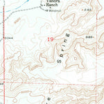 United States Geological Survey Moore Spring, WY (1951, 24000-Scale) digital map