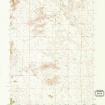 United States Geological Survey Moore Spring, WY (1990, 24000-Scale) digital map
