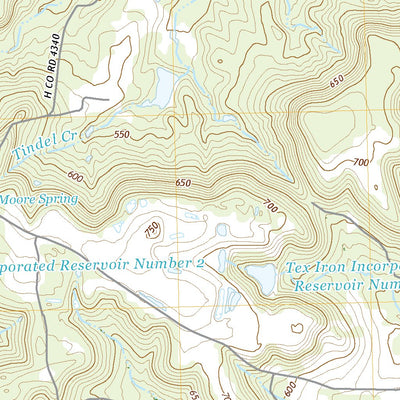 United States Geological Survey Moore Station, TX (2022, 24000-Scale) digital map