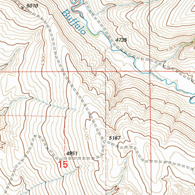 United States Geological Survey Moore SW, MT (1995, 24000-Scale) digital map
