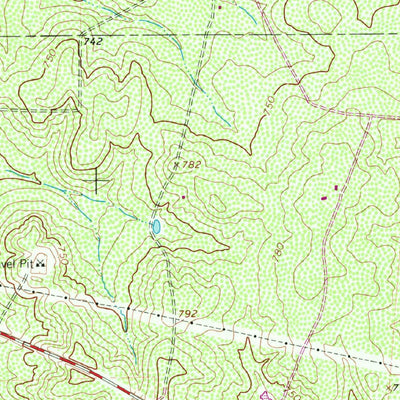 United States Geological Survey Moore, TX (1964, 24000-Scale) digital map