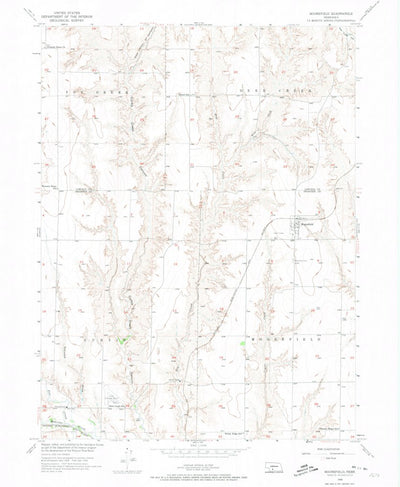 United States Geological Survey Moorefield, NE (1956, 24000-Scale) digital map