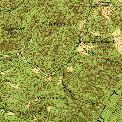 United States Geological Survey Moorefield, WV (1922, 62500-Scale) digital map