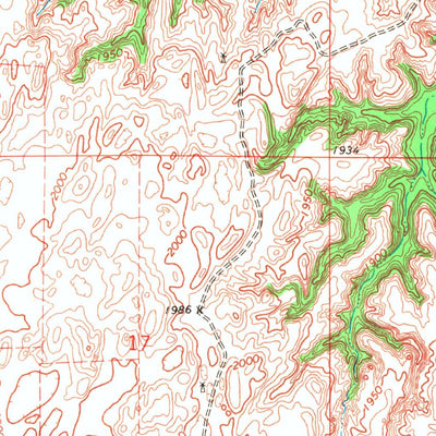 United States Geological Survey Mooreland, OK (1969, 24000-Scale) digital map