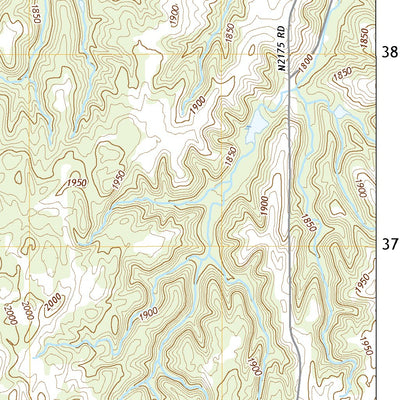 United States Geological Survey Mooreland, OK (2022, 24000-Scale) digital map