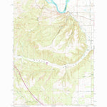 United States Geological Survey Moores Hollow, OR-ID (1951, 24000-Scale) digital map