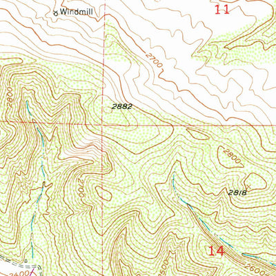 United States Geological Survey Moores Hollow, OR-ID (1951, 24000-Scale) digital map