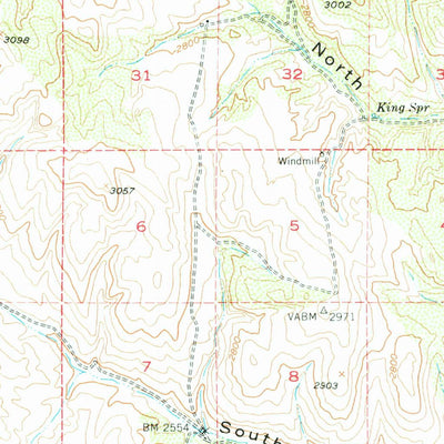 United States Geological Survey Moores Hollow, OR-ID (1951, 62500-Scale) digital map