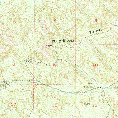 United States Geological Survey Moores Hollow, OR-ID (1951, 62500-Scale) digital map