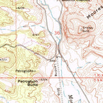 United States Geological Survey Moores Station, NV (1967, 24000-Scale) digital map