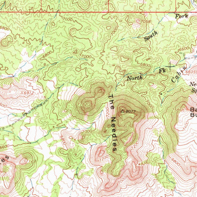 United States Geological Survey Moores Station, NV (1967, 62500-Scale) digital map