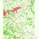 United States Geological Survey Moorestown, NJ (1953, 24000-Scale) digital map