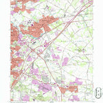 United States Geological Survey Moorestown, NJ (1966, 24000-Scale) digital map