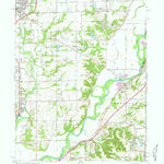 United States Geological Survey Mooresville East, IN (1965, 24000-Scale) digital map