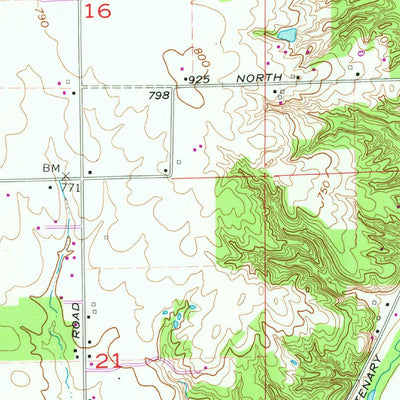 United States Geological Survey Mooresville East, IN (1965, 24000-Scale) digital map
