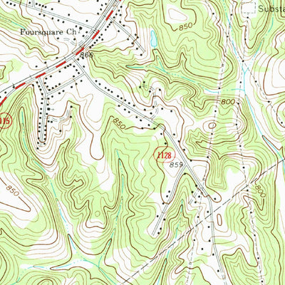 United States Geological Survey Mooresville, NC (1969, 24000-Scale) digital map