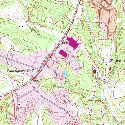United States Geological Survey Mooresville, NC (1993, 24000-Scale) digital map