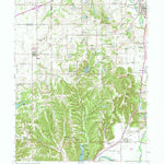 United States Geological Survey Mooresville West, IN (1965, 24000-Scale) digital map