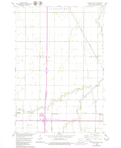 United States Geological Survey Mooreton East, ND (1960, 24000-Scale) digital map