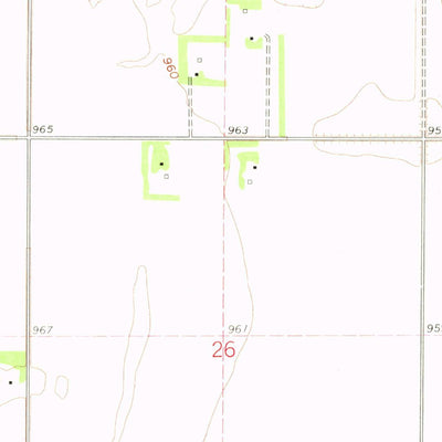 United States Geological Survey Mooreton East, ND (1960, 24000-Scale) digital map