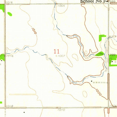United States Geological Survey Mooreton NW, ND (1959, 24000-Scale) digital map