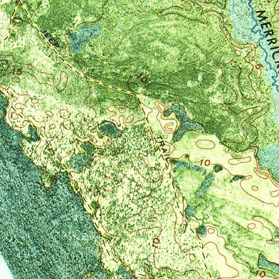 United States Geological Survey Mooretown, NC (1970, 24000-Scale) digital map