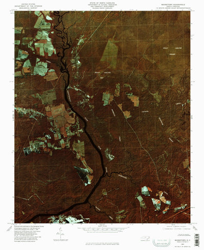 United States Geological Survey Mooretown, NC (1980, 24000-Scale) digital map