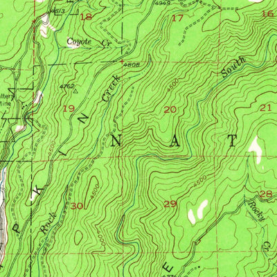 United States Geological Survey Mooreville Ridge, CA (1948, 62500-Scale) digital map