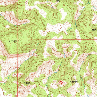 United States Geological Survey Moorhead, MT-WY (1970, 24000-Scale) digital map