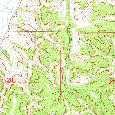 United States Geological Survey Moorhead NW, IA (1971, 24000-Scale) digital map