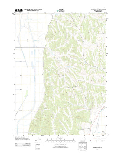 United States Geological Survey Moorhead NW, IA (2013, 24000-Scale) digital map