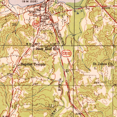 United States Geological Survey Mooringsport, LA (1948, 62500-Scale) digital map