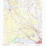 United States Geological Survey Mooringsport, LA (1955, 62500-Scale) digital map