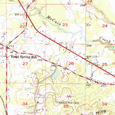 United States Geological Survey Mooringsport, LA (1955, 62500-Scale) digital map