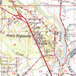 United States Geological Survey Mooringsport, LA (1955, 62500-Scale) digital map