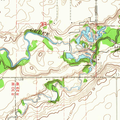 United States Geological Survey Moorland, IA (1965, 24000-Scale) digital map